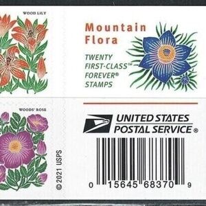 Mint US Mountain Flora Booklet Pane of 20 Scott# 5679b (MNH)
